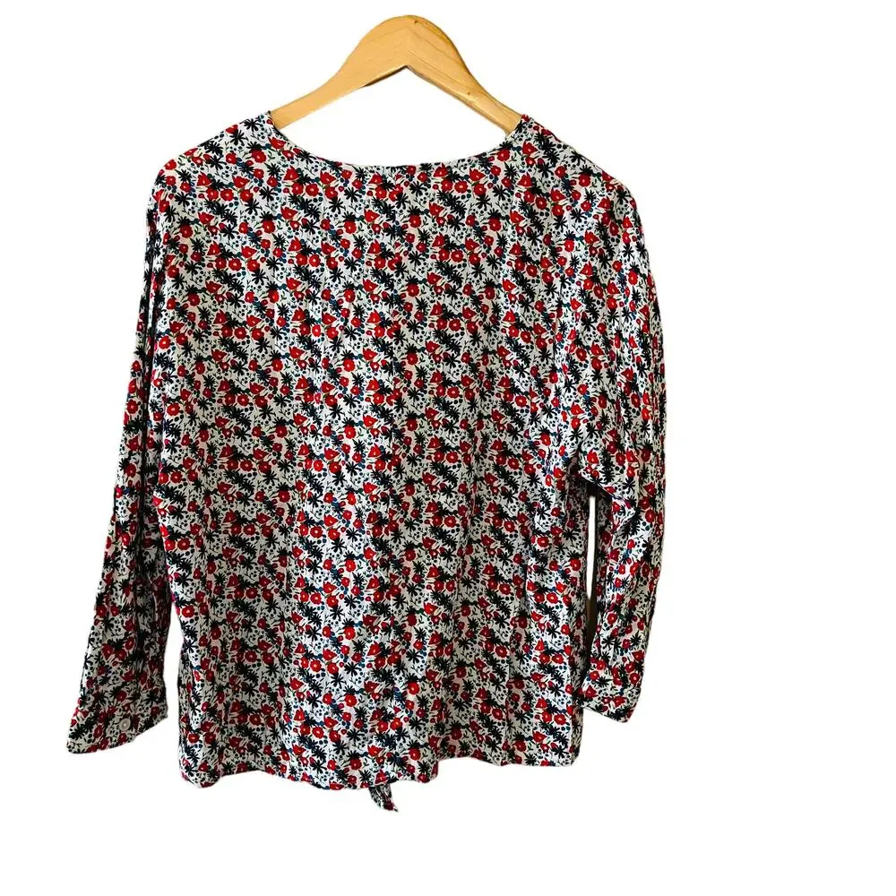 Beach Lunch Lounge Floral Long Sleeve Top Size XS NWT Multicolored - Picture 2 of 7
